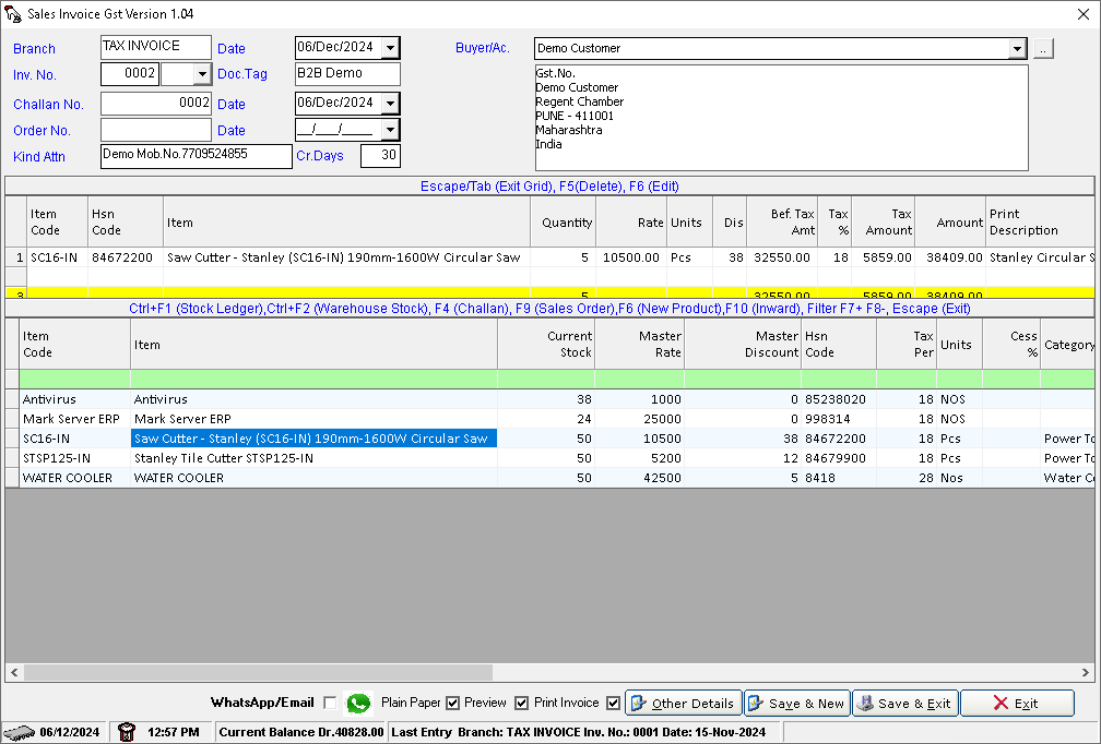 Sales Invoice sales-invoice